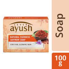 LEVAR AYUSH NATURAL GLOW SAFFRON SOAP 100GM